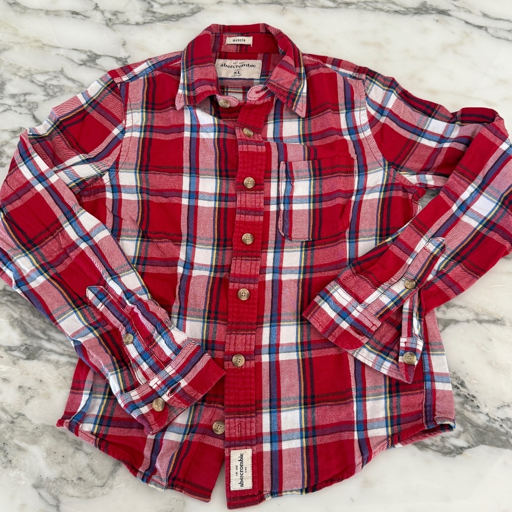 Abercrombie Kids Cotton Boys Long sleeve shirt, Sz‎ XL